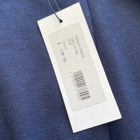 Sheike Mirage Navy Long Sleeve Dress | Size 6 - Picture 4 of 7